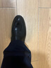 奧康男鞋秋季商務(wù)正裝鞋男真皮軟底韓版百搭休閑男士一腳蹬皮鞋 黑色1225211032N 41 （運動(dòng)鞋42=皮鞋41） 曬單實(shí)拍圖