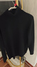 羅蒙100%純羊毛衫男士秋冬簡(jiǎn)約純色薄款高領(lǐng)毛衣針織衫套頭打底衫男裝 曬單實(shí)拍圖