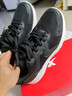 特步跑步鞋男鞋運動(dòng)鞋男輕便減震休閑鞋跑鞋學(xué)生鞋 黑白 43碼 曬單實(shí)拍圖