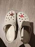 卡駱馳（crocs）女鞋厚底云朵洞洞鞋戶(hù)外休閑時(shí)尚一腳蹬沙灘鞋 206750-2Y2 38-39 曬單實(shí)拍圖