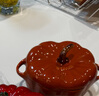 琺寶（staub）陶瓷創(chuàng)意雙耳帶蓋補(bǔ)品湯盅燉罐湯煲蒸蛋盅甜品湯碗小烤盤烘焙模具 南瓜盅0.7L-肉桂黃 曬單實(shí)拍圖