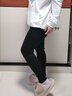 北極絨羊毛褲女100%羊毛秋冬加厚加絨保暖褲女士零下20度防寒針織打底褲 黑色 L 100-130斤 曬單實(shí)拍圖