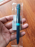 施耐德（Schneider）【熱門(mén)商品】圓珠筆原子筆 4合1按壓式4色多功能筆滾珠筆 可換芯藍桿-138003 曬單實(shí)拍圖