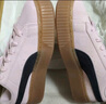 彪馬（PUMA）復古增高厚底低幫松糕鞋女新款休閑鞋PLATFORM397233 淺粉色-黑色-金色-05 37 曬單實(shí)拍圖