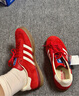 阿迪達斯（adidas）三葉草男女鞋GAZELLE INDOOR低幫休閑鞋IF1808紅白37 曬單實(shí)拍圖