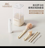 英氏（YEEHOO）便攜奶瓶刷奶嘴刷杯刷 收納盒瀝水架硅膠旅行裝 曬單實(shí)拍圖
