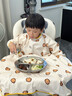 寶寶吃飯罩衣一體式餐椅兒童自主進(jìn)食全包飯兜圍兜防水防臟反穿衣 獅子【長(cháng)袖款-可放吸盤(pán)碗】 適用6個(gè)月-3歲 曬單實(shí)拍圖