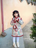 G.DUCKKIDS小黃鴨漢服女童裙子秋冬女寶寶周歲禮服兒童旗袍裙中國風(fēng)唐裝冬季 拜年服 90 建議1~2歲【 80-90cm】cm 曬單實(shí)拍圖