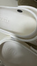 卡駱馳（CROCS）經(jīng)典云朵老爹鞋洞洞鞋時(shí)尚百搭女鞋拖鞋一腳蹬|206750 白色-100(含智必星) 36 /37(230mm) 曬單實(shí)拍圖
