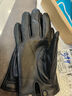青禾潤美真皮觸屏手套黑色中長(cháng)款簡(jiǎn)約商務(wù)通勤休閑西裝薄款厚款羊皮手套 黑色-冬季加絨款 M 男士手小 曬單實(shí)拍圖