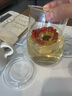 富光花茶杯 男女士茶水分離杯子 雙層辦公泡茶玻璃杯帶把高硼硅水杯 曬單實(shí)拍圖