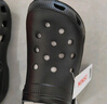 名創(chuàng  )優(yōu)品（MINISO）洞洞鞋男夏季外穿沙灘涼鞋防滑厚底踩屎感包頭涼拖鞋黑色44-45 曬單實(shí)拍圖