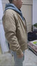 新款飛行員戶(hù)外外套男短款寬松大碼工裝棒球服男士春秋款休閑夾克 卡其色 XL 【建議140-160斤】 曬單實(shí)拍圖