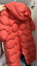 巴拉巴拉童裝嬰兒連體衣輕薄羽絨服寶寶衣服2025冬裝抱衣爬服男童女童萌趣 紅色糖葫蘆-白鴨絨 80 cm-充絨量41g 曬單實(shí)拍圖