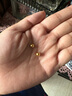 金小貅黃金轉運珠足金999小金珠重版加厚散珠光面金珠黃金古法珠手串DIY 0.8g,5mm古珠重版2顆 曬單實(shí)拍圖