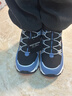 Skechers斯凱奇兒童絨絨靴雪地靴保暖男童棉鞋防寒加絨高幫女童靴660092L 男童/黑色/淺藍色/BKLB 32 曬單實拍圖