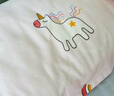 水星兒童（MERCURY Kids）幼兒園全棉抗菌對枕套(奶油粉/粉桃桃)30cm×50cm 嬰幼兒A類(lèi) 曬單實(shí)拍圖