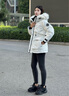 波司登極寒鵝絨大毛領(lǐng)25年冬季羽絨服女修身短款極寒加厚連帽外套 曬單實(shí)拍圖