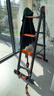 巴芬BAFEN 伸縮梯多功能人字梯可折疊鋁合金工程加厚可升降登高便攜家用直梯 多功能2.1+變直梯4.2米【加寬踏板+拱橋防晃】 *1 曬單實(shí)拍圖