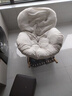 搖搖椅客廳懶人沙發(fā)家用休閑成人搖椅子室內躺椅午睡陽(yáng)臺單人沙發(fā) 咖拼白色（親膚嬰兒絨） 曬單實(shí)拍圖