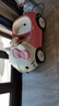 技速哈嘍Kitty兒童電動(dòng)車(chē)四輪玩具車(chē)可坐人帶遙控kt汽車(chē)女孩生日禮物 新款KT貓烤漆粉：全功能升級大電瓶＋遙控 曬單實(shí)拍圖