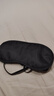 貓人真絲眼罩桑蠶絲眼罩睡眠遮光午睡出差旅行男女通用 黑色 曬單實(shí)拍圖