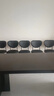 法莎蒂政府補貼全托巖板餐桌大小戶(hù)型輕奢現代簡(jiǎn)約亞克力懸浮長(cháng)方形桌子 【黑色亞克力腳+新升級下掛巖板】單餐桌+桃心椅*6 160x82x75cm 曬單實(shí)拍圖