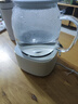 美的（Midea）花漾0膠水全玻璃全自動(dòng)養生壺 辦公室多功能煮茶壺 燒水壺恒溫電熱水壺煮茶器花茶壺1L YS10B101 曬單實(shí)拍圖
