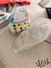 babycrayon彩虹鯊魚(yú)兒童雨鞋女防滑防水男童女童膠鞋雨靴可愛(ài)寶寶雨鞋 曬單實(shí)拍圖