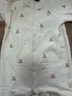 全棉時(shí)代嬰兒衣服連體衣秋冬裝風(fēng)柔棉暖絨寶寶冬季保暖棉服 乖乖熊80碼 曬單實(shí)拍圖