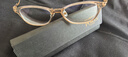 PORTS鈦板材眼鏡架知性女士氣質(zhì)超輕復古鏡框舒適簡(jiǎn)約POF22250 CF-茶框金腿 單鏡架（聯(lián)系客服you優(yōu)惠） 曬單實(shí)拍圖