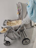ANGI BABY嬰兒車(chē)高景觀(guān)嬰兒推車(chē)可坐可躺輕便折疊雙向推行寶寶推車(chē)遛娃神器 銀灰色【可坐可躺+四輪避震】 嬰兒車(chē)可坐可躺一鍵收車(chē)四輪減震 曬單實(shí)拍圖