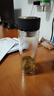 富光 男女士雙層玻璃杯 水杯 支持團(tuán)購定制 304杯子泡茶杯400ML黑 曬單實(shí)拍圖