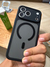 億色（ESR）適用iPhone17promax手機(jī)殼蘋(píng)果17promax保護(hù)套磁吸殼相機(jī)按鍵鏡頭全包硅膠邊超薄防摔黑邊半透黑 曬單實(shí)拍圖