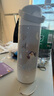 膳魔師（THERMOS）兒童保溫杯316L不銹鋼吸管杯帶杯套手提小學(xué)生上學(xué)外出便攜杯TCKL 曬單實(shí)拍圖