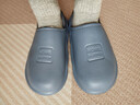 利達妮（TZLDN）防水包跟棉鞋男士秋冬季保暖拖鞋居家全包二棉鞋可半包棉拖鞋男款 曬單實(shí)拍圖
