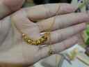 六福珠寶足金錢(qián)多多碎碎冰銅錢(qián)貓爪黃金項鏈套鏈送禮 計價(jià) G16G0020DS 6.09克(含工費792元)中版 曬單實(shí)拍圖
