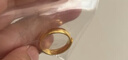 周生生素圈光身面活口泥鰍背黃金戒指 足金開(kāi)口戒情侶結(jié)婚對(duì)戒09141R 4.29克(含工費(fèi)100元) 曬單實(shí)拍圖