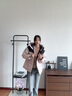 波司登25新款羽絨服男女同款情侶冬季短款潮流連帽外套B250246330 寒露粉|1956 M 165/88A 體重約110-120斤 曬單實(shí)拍圖