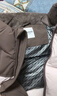 巴拉巴拉童裝兒童羽絨服冬季男童女童外套拼色蓄熱保暖上衣時(shí)尚潮 黑綠色調(diào)00494-白鴨絨 100 充絨量67g 曬單實(shí)拍圖