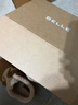 百麗（Belle）章若楠同款喵喵吐司毛毛勃肯鞋女2025冬新加絨棉鞋B2829DM5預售 棕色 35 曬單實(shí)拍圖