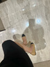 百麗（Belle）小香風(fēng)平跟單鞋女商場(chǎng)同款蝴蝶結(jié)媽媽淺口鞋Z8R1DAQ4預(yù)售 杏色 37 (235mm) 曬單實(shí)拍圖