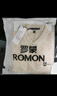 羅蒙（ROMON）t恤男夏季純色短袖男士polo衫男休閑商務(wù)上衣男裝 曬單實拍圖
