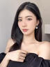 戚小米s999足銀耳釘女法式復古仿珍珠耳鉤純銀耳環(huán)優(yōu)雅耳墜氣質(zhì)養耳洞 曬單實(shí)拍圖