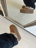 UGG【雙11搶先購】秋季新款女士厚底懶人毛毛鞋 1166733CHE|栗色37 曬單實(shí)拍圖