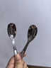 onlycook316不銹鋼兒童勺子 輔食勺飯勺湯勺餐勺3-6歲兒童寶寶餐具 曬單實(shí)拍圖