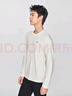 Lee25秋冬新品標(biāo)準(zhǔn)版圓領(lǐng)小Logo貼布男長袖T恤 米白色  XL  曬單實拍圖