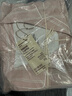 無(wú)印良品（MUJI）女式 無(wú)側縫雙層紗織 睡衣 家居服套裝  粉紅色條紋5A XL 曬單實(shí)拍圖