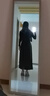 歌莉婭非遺香云紗吊帶連衣裙新款全真絲高端氣質(zhì)禮服小黑裙1C3R4K560 00B黑色 XXS 曬單實(shí)拍圖
