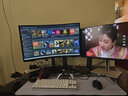 三星（SAMSUNG）32英寸 G65B 240Hz 2K 1000R曲面 HDR600 HDMI2.1 玄龍騎士 游戲 電競 顯示器 LS32BG654ECXXF 曬單實(shí)拍圖